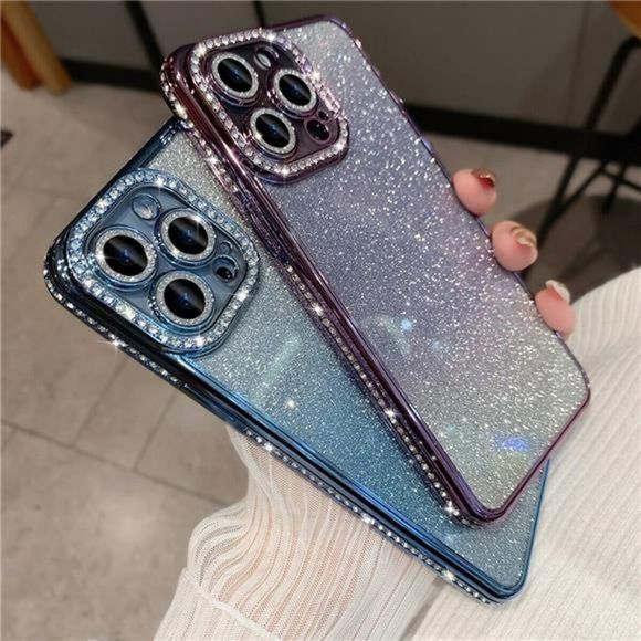 Bling Glitter Case Girl Phone Cover for iPhone 14 Pro Max 13 12 11 7/8 Plus XR - Picture 10 of 10